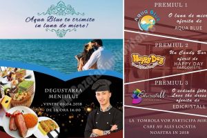 TITU: Lună de miere oferită de restaurantul AQUA BLUE! Vezi cum poţi câştiga