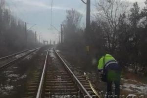 FOTO-ULTIMĂ ORĂ: Persoană lovită de tren la Tişiţa