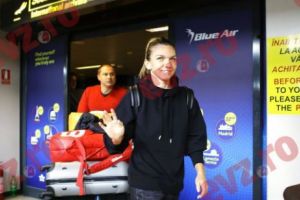 Simona Halep a revenit în ţară, dar a fost reţinută în declaraţii | GALERIE FOTO