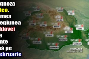 Prognoza meteo pe două săptămâni. Vremea în regiunea Moldovei şi la munte până pe 11 februarie 2018