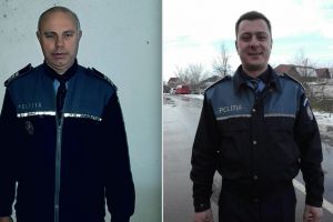 FOTO Poliţiştii zilei la Sibiu – Au salvat doi oameni dintr-un incendiu