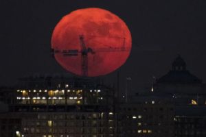 Eveniment astronomic rar: Super Luna sângerie va putea fi admirată pe 31 ianuarie