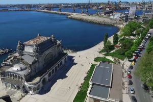 Imagini impresionante surprinse de la inaltime cu Cazinoul din Constanta. Cum arata Portul Tomis de sus