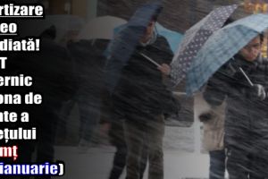 Avertizare meteo imediată! VÂNT puternic în zona de munte a judeţului Neamţ (30 ianuarie)