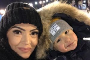 Imaginile anului 2018: Luptatorul Cristi Mitrea, tinandu-si fiul in brate, pe baietelul Andreei Mantea! Carcotasii vor amuti pentru totdeauna! David are o relatie excelenta cu tatal lui. I-am surprins la plimbare, in parc