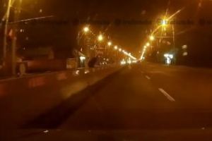 Cluj: Pieton sinucigaş lângă Podul Ira - VIDEO