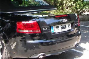 Auto cu numere străine, depistat în Ploieşti ca fiind neînmatriculat