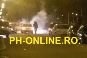 Accident GRAV pe Bulevard, in intersectia groazei, Hasdeu cu 13 Decembrie. Trei masini implicate, una s-a rasturnat