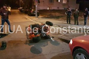 In ce stare este barbatul ranit in accidentul petrecut la intersectia strazii Unirii cu bulevardul Mamaia din Constanta. Acesta se afla pe un ATV