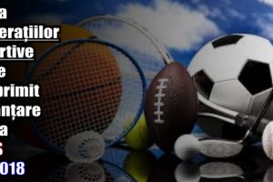 Naţional: Lista Federaţiilor sportive care au primit finanţare de la MTS în 2018
