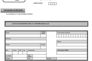 Formularul 600 va putea fi depus de către contribuabilii persoane fizice  până la 15 aprilie 2018