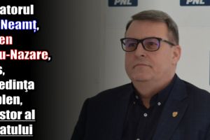 Senatorul PNL Neamţ, Eugen Ţapu-Nazare, ales, în şedinţa de plen, chestor al Senatului