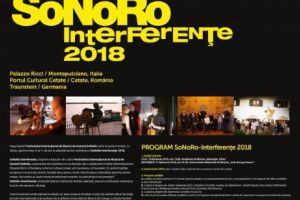 Programul de burse SoNoRo Interferenţe continuă în 2018