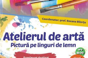 Atelierul de artă - Pictură pe linguri de lemn, vineri, la Cărtureşti Suceava