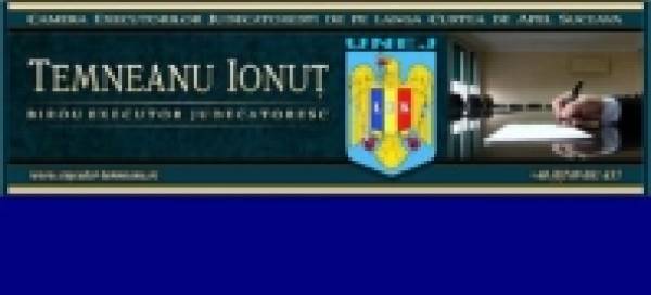Birou Executor Judecatoresc Temneanu Ionut, Botoşani
